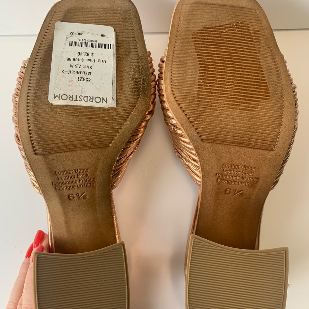 Jeffrey Campbell Metallic Bronze Heels - Picture 10 of 11